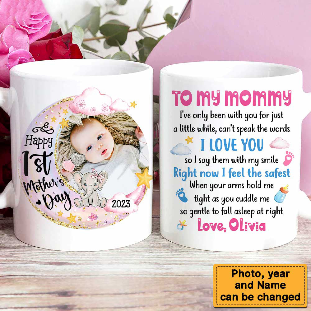 First Mother's Day Gift For Mom Elephant Mug