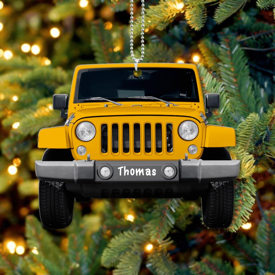 Custom Personalized Wrangler Off-Road Ornament - Best Gift For Wrangler Off-Road Lover