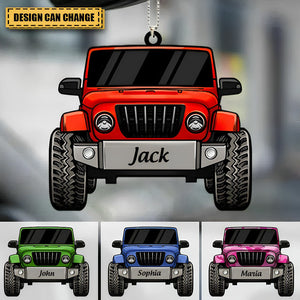 Personalized Off-road Car Acrylic Ornament Jolly Gift For Friends & Family
