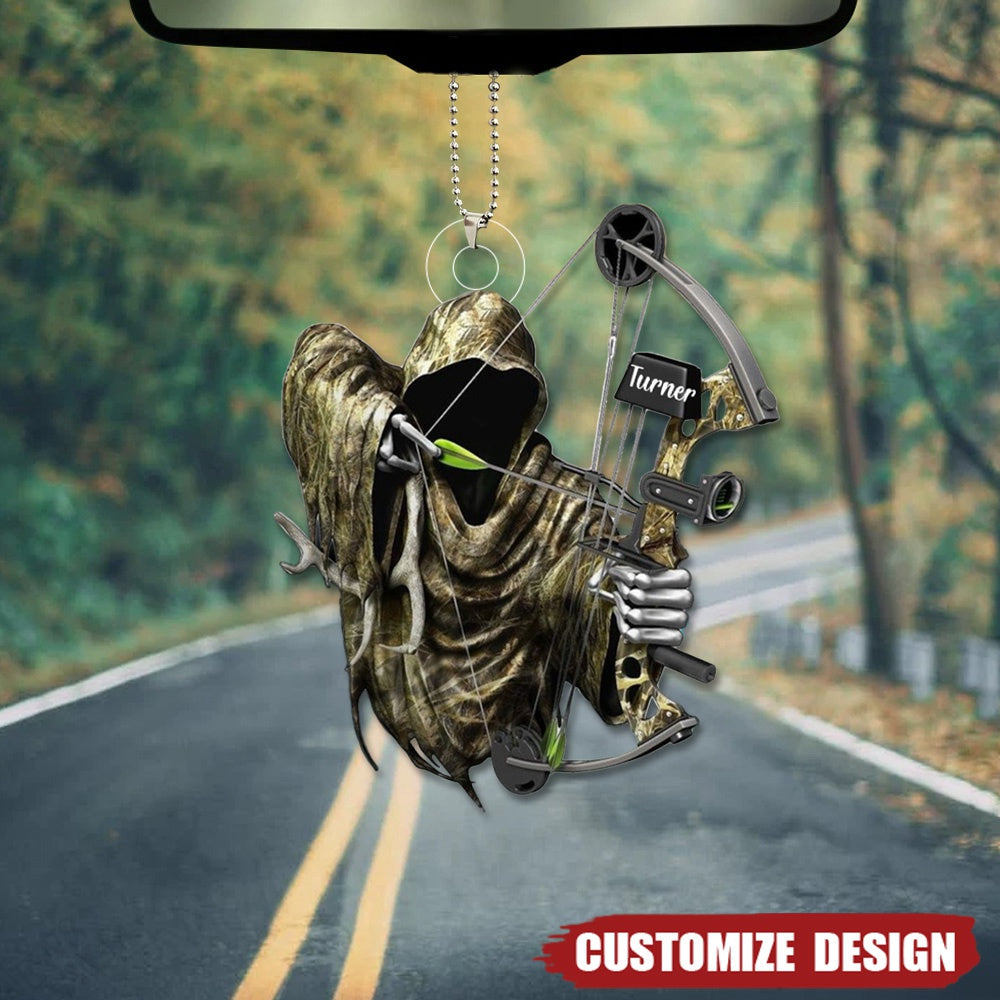 Personalized Death Archery Car Ornament