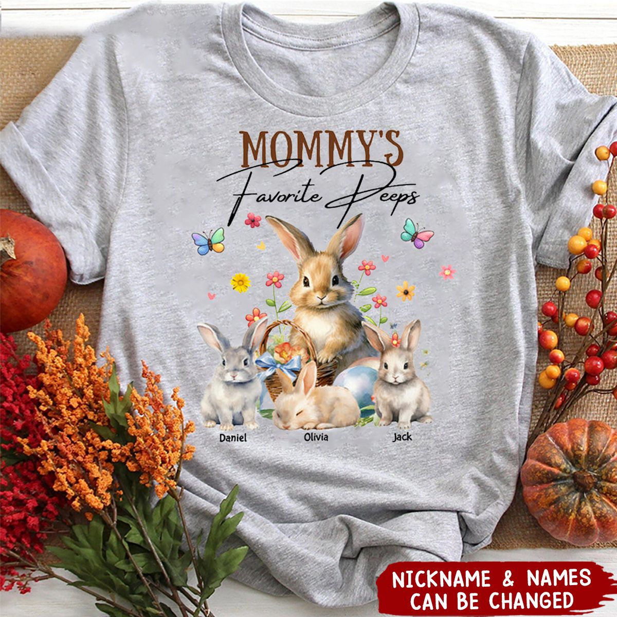 Grandma's/Mom's Favorite Easter Day Personalized shirt