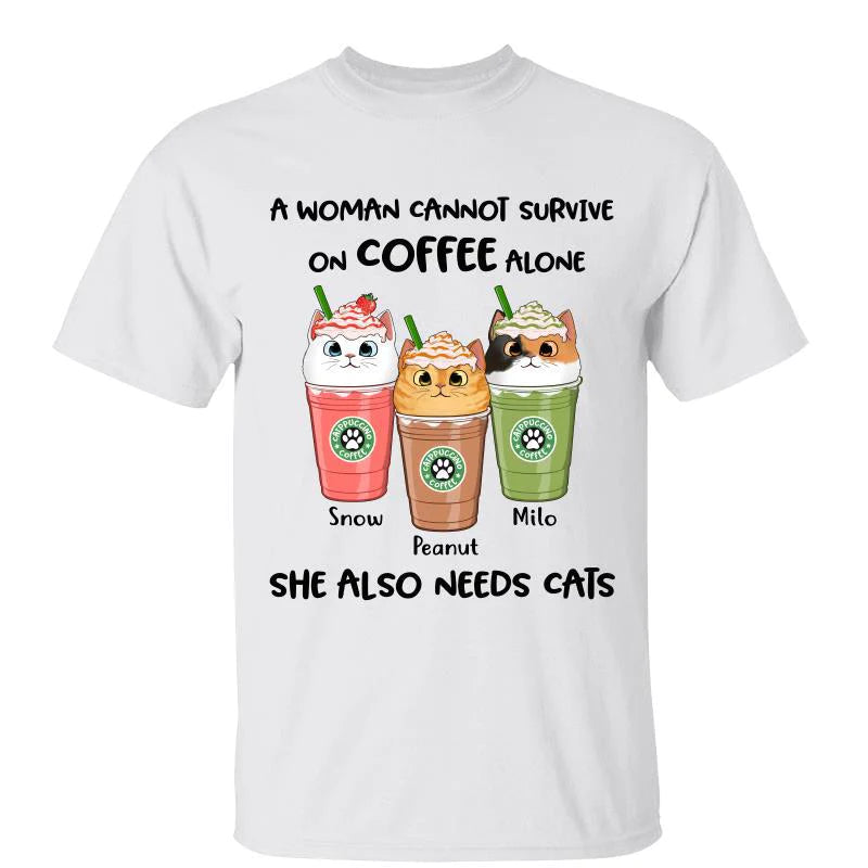 Catpuccino Cat Lover Coffee Personalized Shirt