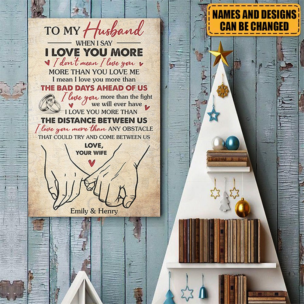I Found The One Whom My Soul Loves - Couple Personalized Custom Vertical Poster - Gift For Husband Wife, Anniversary