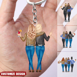 My Sister Is You - Personalized Acrylic keychain - Gift For Sisters