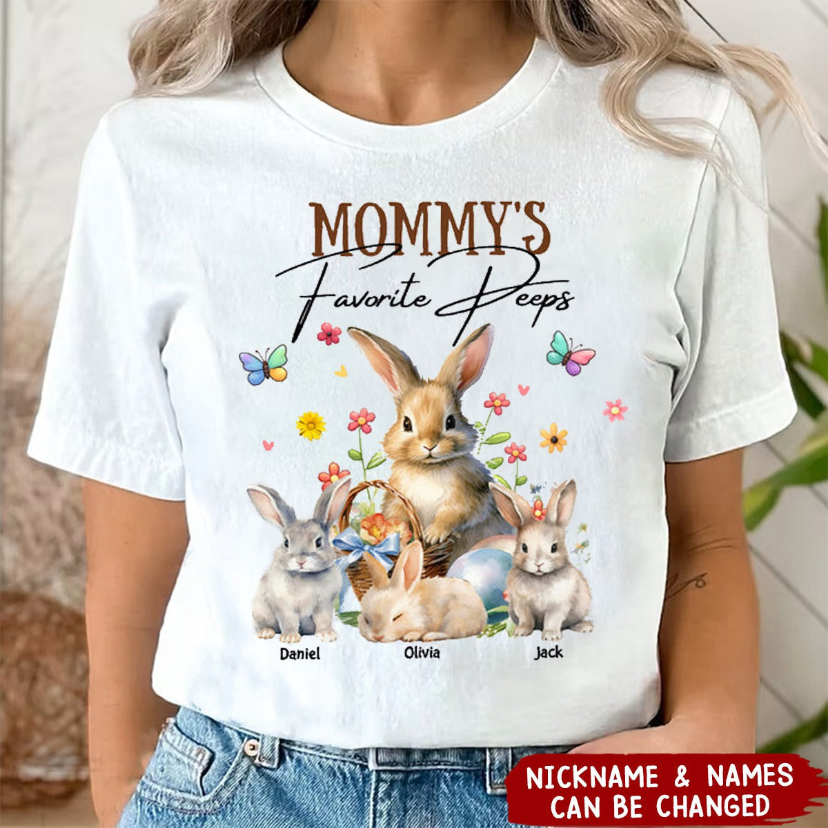 Grandma's/Mom's Favorite Easter Day Personalized shirt