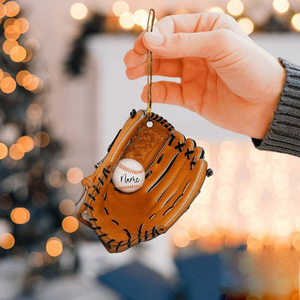 Baseball Glove Ornament, Baseball Ornament