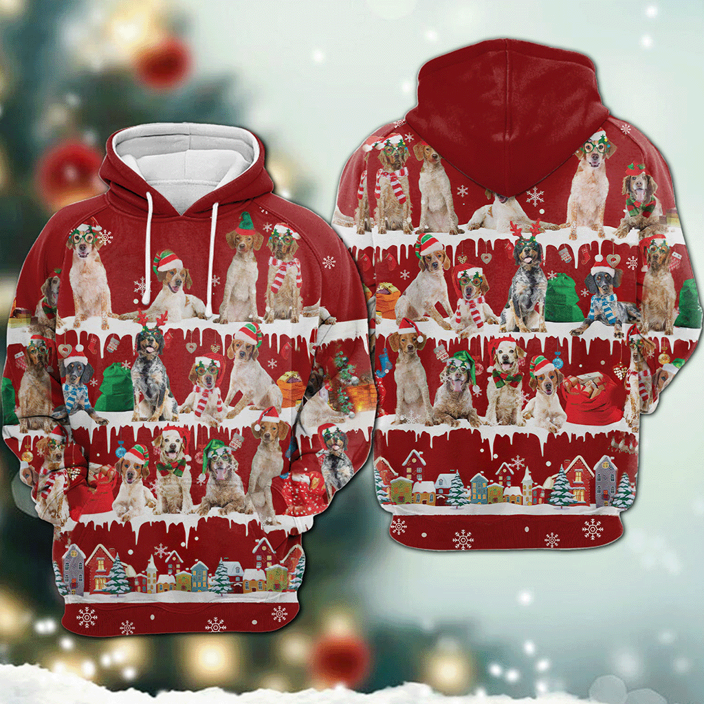 Brittany - Snow Christmas - 3D Hoodie
