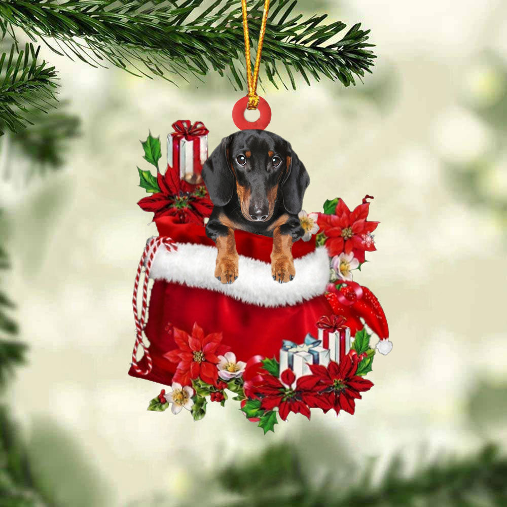 Dachshund2 Gift Bag Christmas Ornament