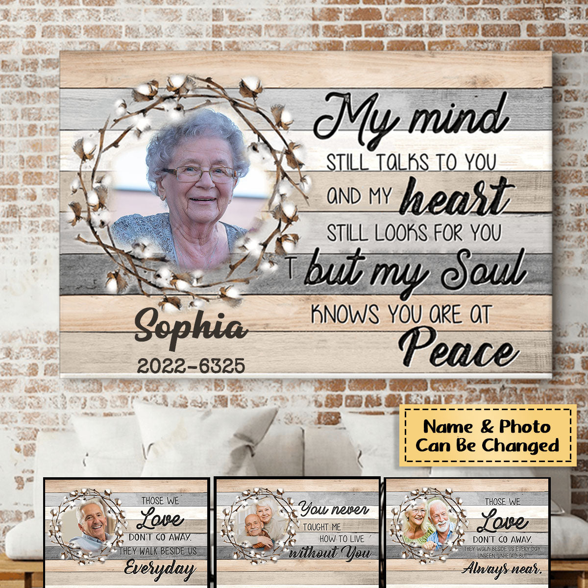 Because Someone We Love is in heaven - Memorial Mom/ Grandma/ Family Personalized Poster