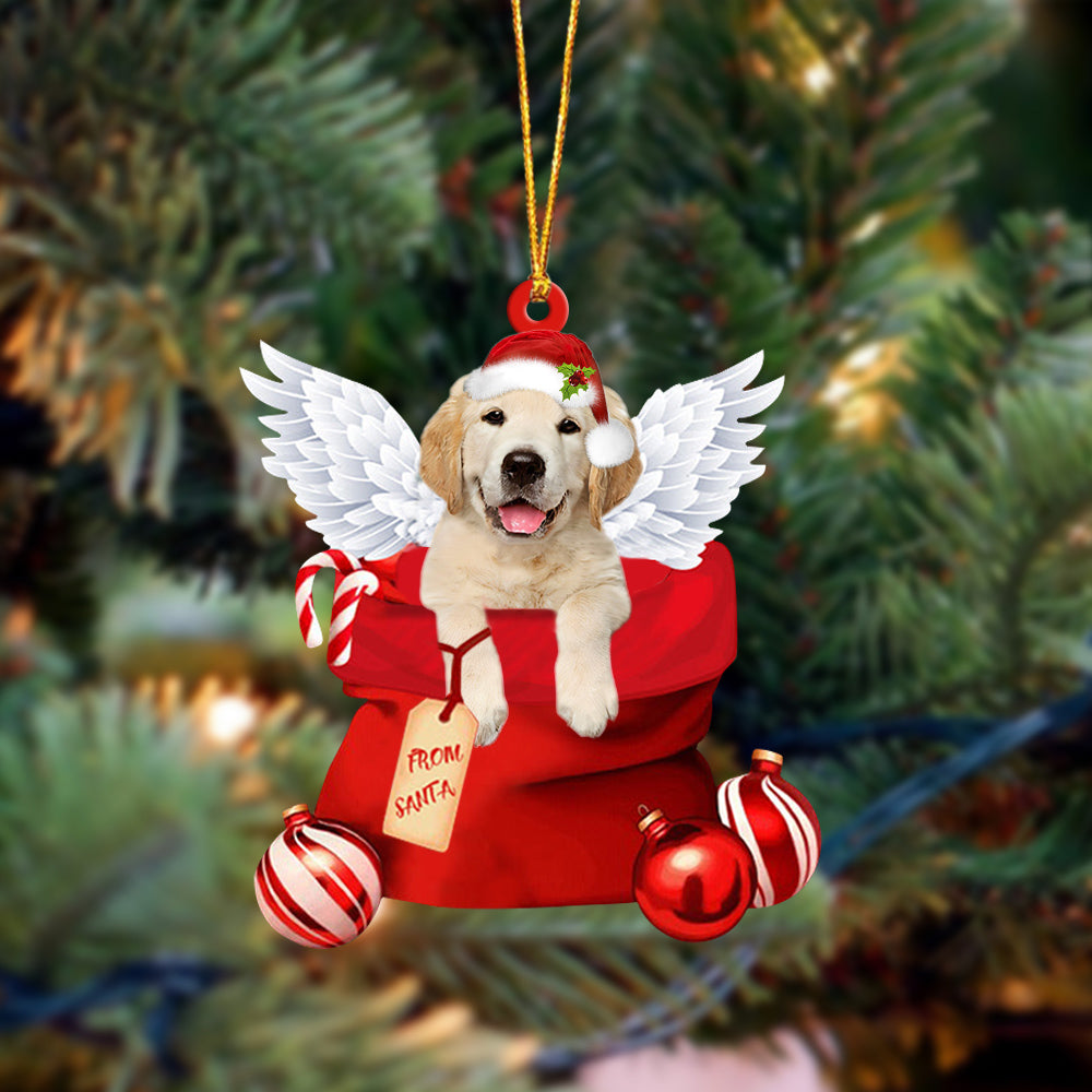 Golden Retriever0 In Mailbox Gift Christmas Ornament