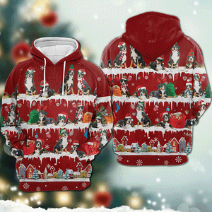 Greater Swiss Mountain - Snow Christmas - 3D Hoodie