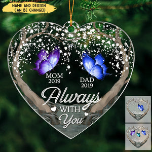A Special Place In My Heart - Memorial Personalized Custom Ornament - Acrylic Heart Shaped, Sympathy Gift For Family Members, Pet Owners, Pet Lovers