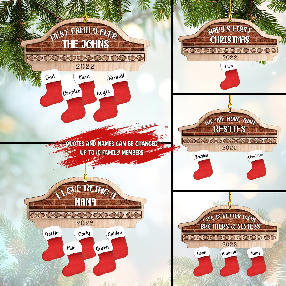 Christmas Gifts For Your Family And Loved Ones Custom Shaped Ornament