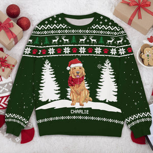Winter Dog - Personalized Custom All-Over-Print Sweatshirt