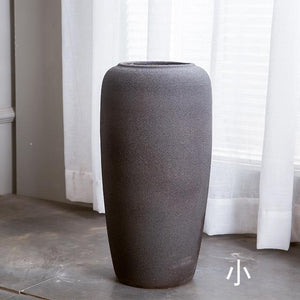 Jingdezhen Porcelain Floor Large Vases Matte Color Glaze Vase Modern Pastoral Style Ceramic Crafts