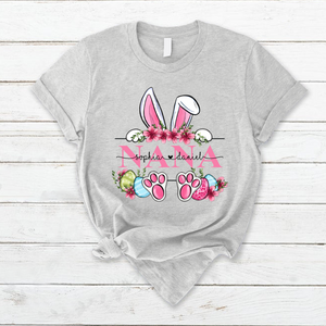 Nana Bunny And Kids, Gift For Grandma, Grammy, Mama, Nana, Mimi, Mother Day CTH01 T-Shirt