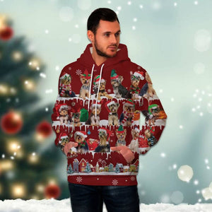 Yorkshire Terrier - Snow Christmas - 3D Hoodie